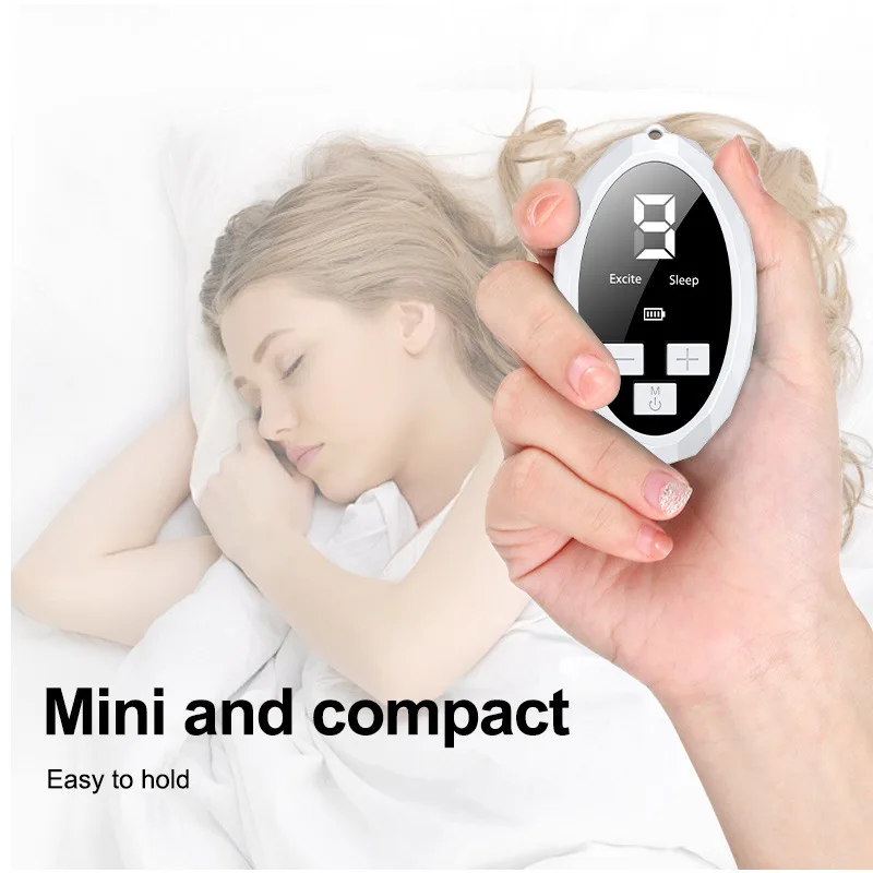 Neuro Sleep Nerves Insomnia Soothe Device Sleep Instrument Aid Anxiety Relief Healthy Pulse Stimulation Hand Held Sleeping