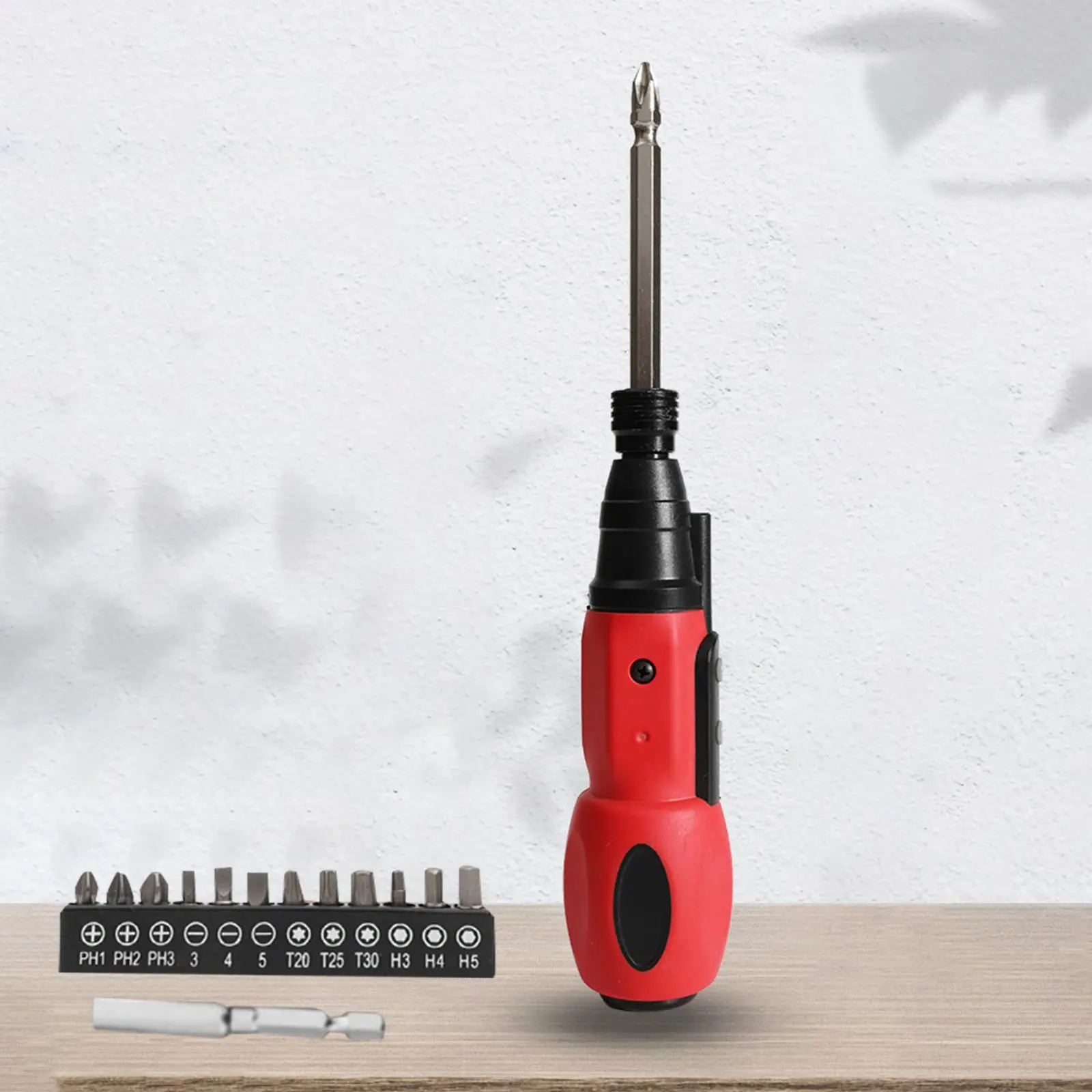 Cordless Electric Screwdriver 2 in 1 Power Tool with LED Illumination and Reversible Motor for Furniture Assembly and Precision