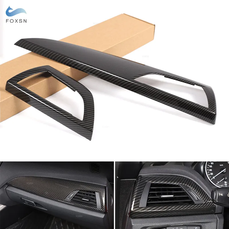 Car Interior Dashboard Side Air Outlet Panel Trim Cover For BMW 1 2 Series F20 F21 F22 F23 2012 2013 2014 2015 2016 2017 LHD