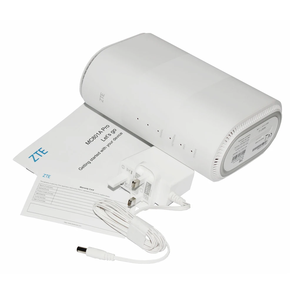 Newest ZTE MC801A Pro SDX62 AX3600 5G CPE Router