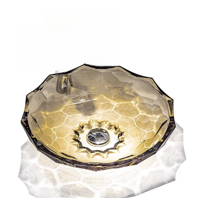 

Nordic glass table wash basin Balcony wash basin Wash basin