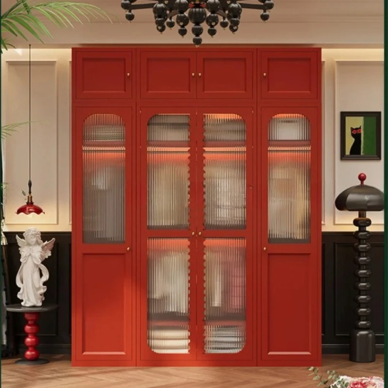 Wooden Modern Closet Nordic Storage Clothes Fabric Kids Wardrobe Bedroom Organizer Cabinet Dining Garden Armario Home Furniture