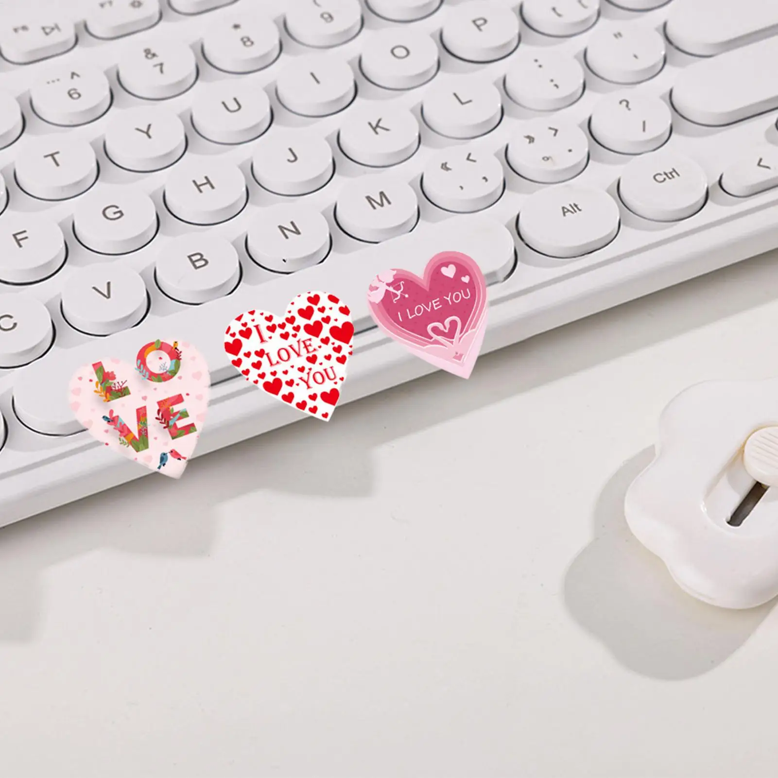 500pcs/roll Valentines Day Stickers Waterproof Craft Seal Labels Valentines Day Stickers Love Decorations Heart Sticker Label view 3