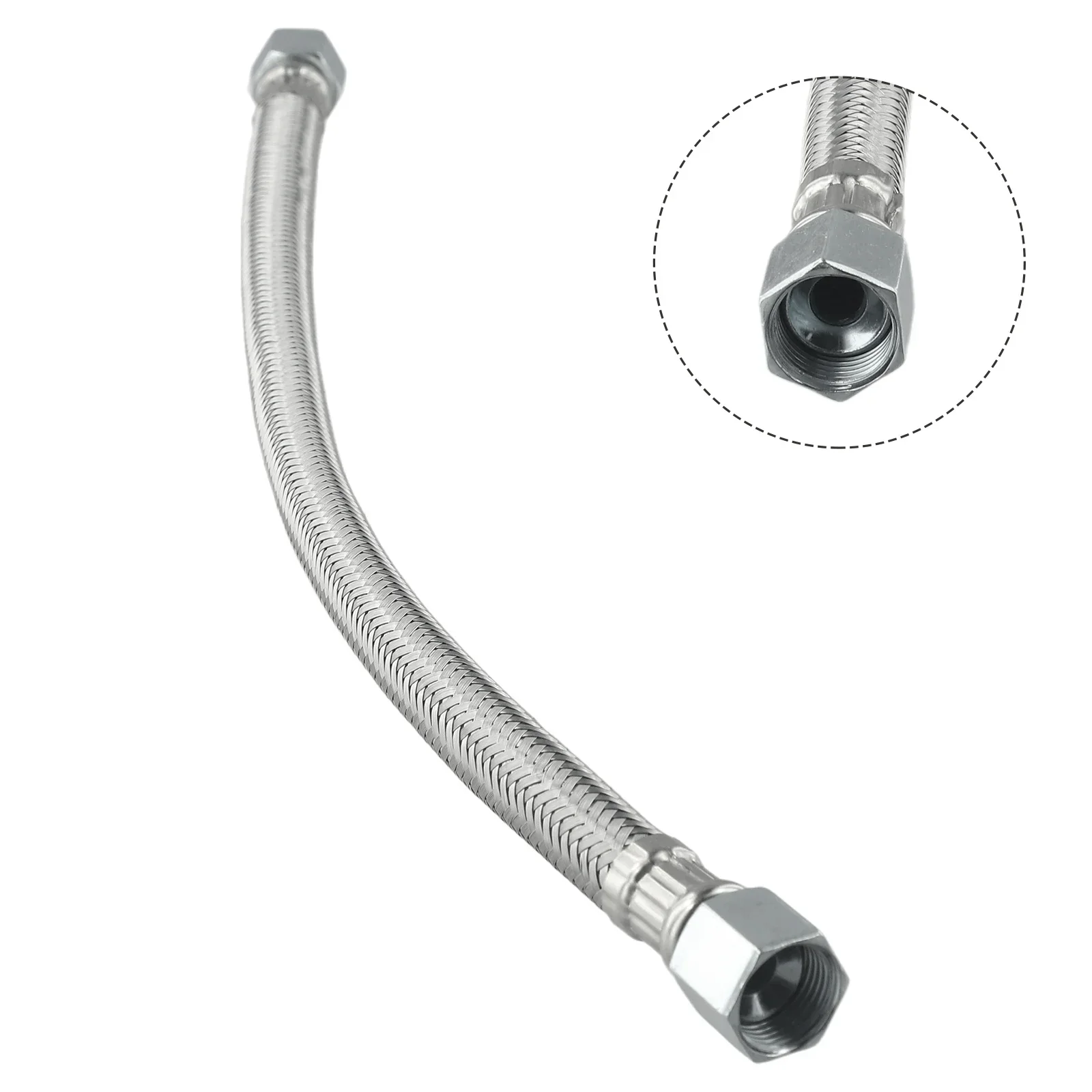 Tubo de admissão do compressor de ar, válvula de retenção da bomba de ar, tubo de aço, máquina sem óleo, mangueira de aço inoxidável, alta pressão, conexão de pressão