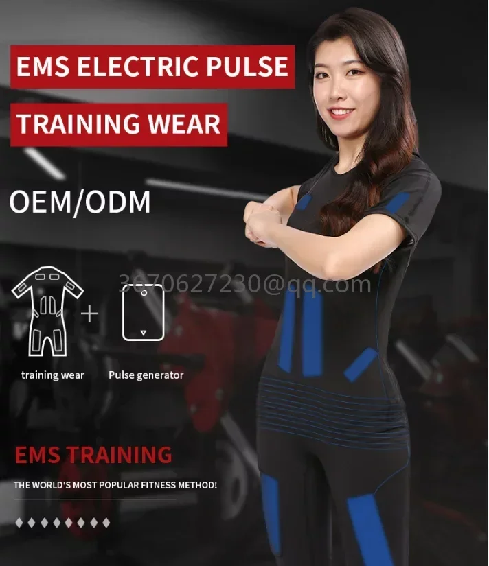 2024 New EMS Micro Current Pulse Wireless Intelligent Fitness Suit Yoga Training Suit Fitness  Rehabilitation Unisex