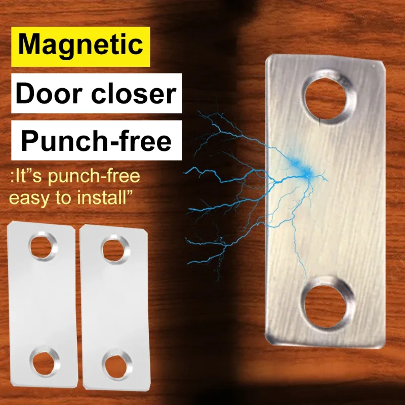 Strong Magnetic Cabinet Catches Ultra Thin Unvisible Cabinet Door Magnet Closer Catch Magnetic Latch Cupboard Flat Type