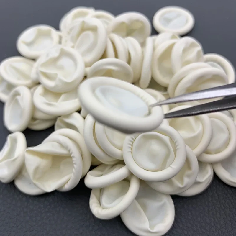 أطراف الأصابع واقية إصبع مسمار 200 قطعة الفن اللاتكس سرير الاصبع مكافحة ساكنة المتاح إصبع المهد ساعة أداة إصلاح لصانع الساعات