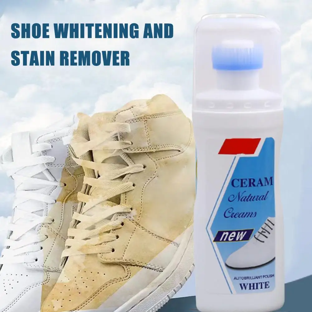 100ml White Shoes Polishing God Tool No Wash, Decontamination, Household Cleaning Cleaning Supplies Whitening Agent D1F0