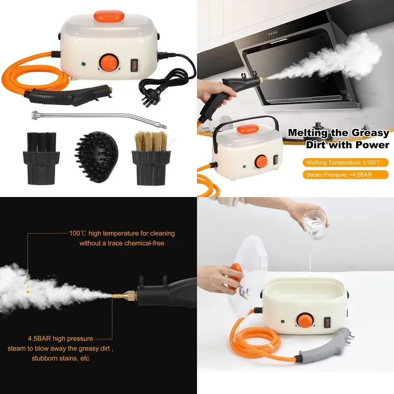 High temperature and high pressure steam cleaner, multifunctional household, decontamination cleaning machine