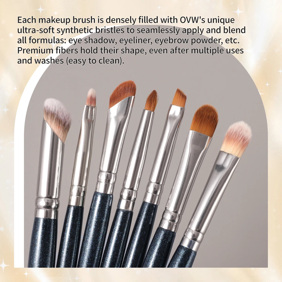 Ovw Make-up Pinsel Set 29/24pcs profession elle Foundation Mixer Concealer Puder Lidschatten Text marker Pinsel Brosse Verlängerungen