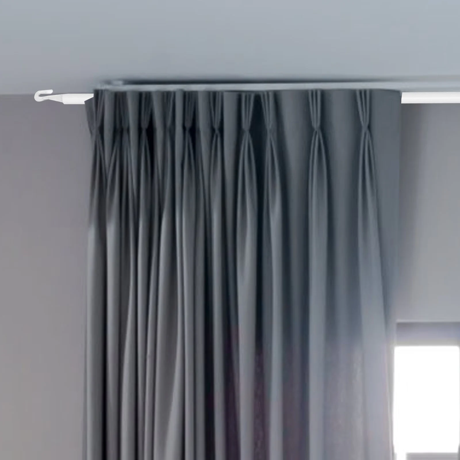 

1Set PP Material Blind Tilt Wand Easy Match Various Curtains Practical Home Office Use Blinds Rod Blind Wand