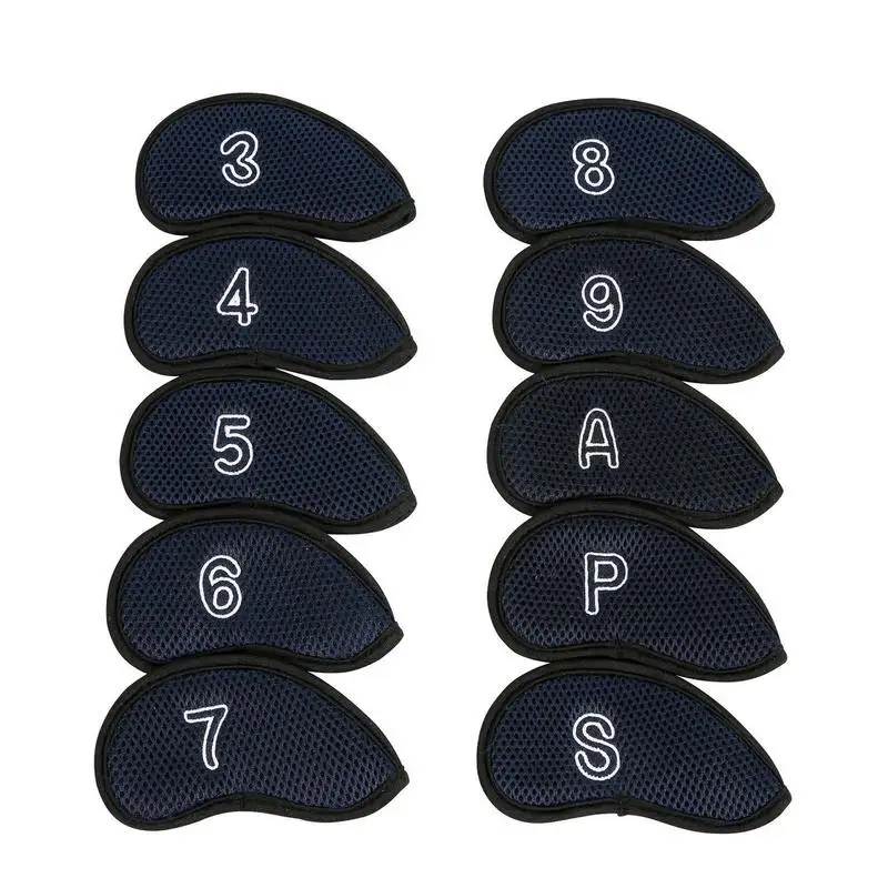 

Head Covers For Golf Clubs 10PCS Golf Head Covers With Embroidered Club Label Protect Your Driver Headcover Style & Durability