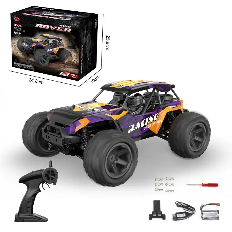 New 1: 14 High-speed Scooter Full Proportion Rc Remote-controlled Off-road Vehicle Four-wheel Drive Drift Racing Toy