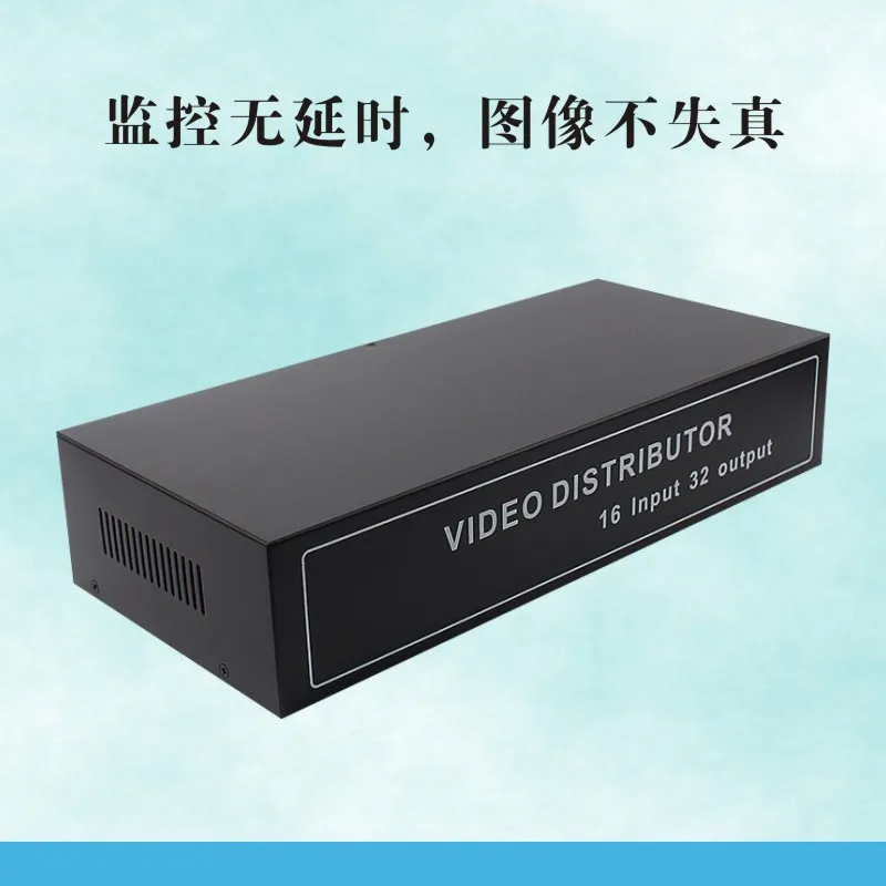 Monitoring Simulation 16 in 32 Out BNC Video Distributor Standard Definition TV Splitter 1 in 2 Splitter Splitter