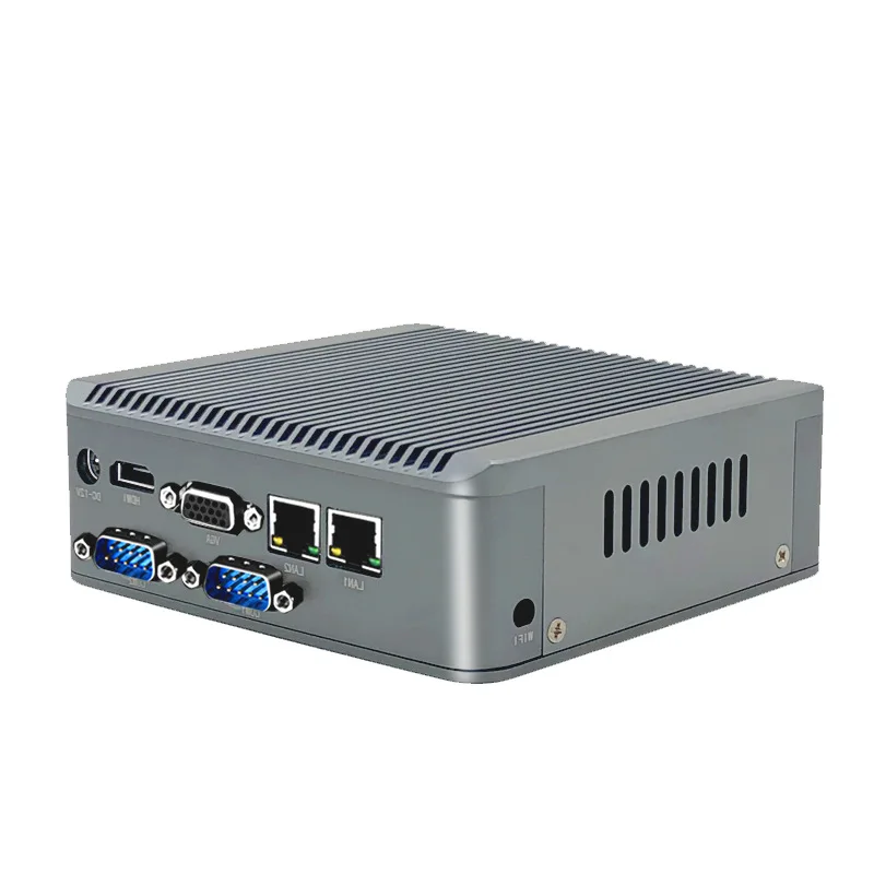 Micro Industrial Computer Is Suitable for SMT Equipment, Dual Network, Double String HTPC Small Computer Automation Equipment