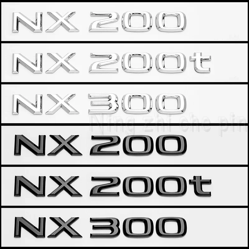 FOR Lexus ES260 ES200 IS250 GS300 GX400 NX300 RX350 RX450h LX570 LM350 LS600h Rear Trunk logo ABS modified upgraded letter logo