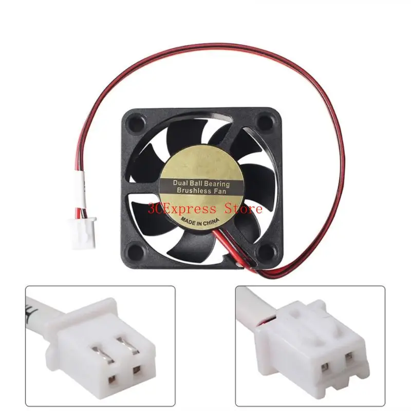 พัดลมระบายความร้อน 24V 4010 ขนาดกะทัดรัดสำหรับการปรับปรุงความเสถียรของอุปกรณ์ลูกปืนคู่ลูกปืน