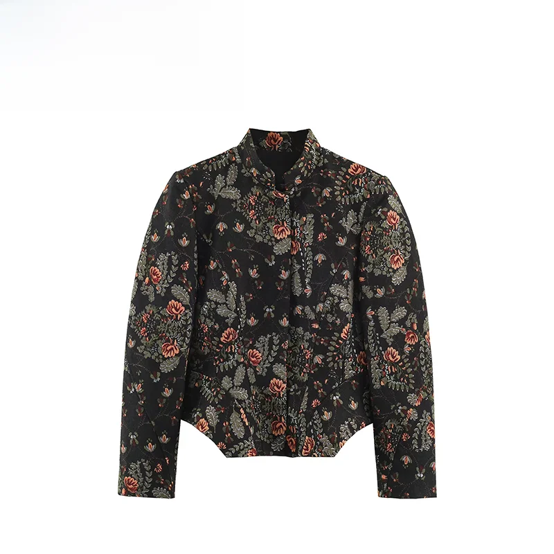 Fashionable Versatile Short Skirt Coat Autumn New Arrival Women's Standard Fit Polyester Long Sleeve Regular Length Outerwear