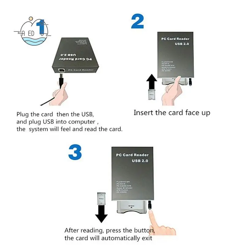 

AED6-USB2.0 Устройство чтения карт PCMCIA Устройство чтения карт ATA Устройство чтения карт памяти USB 2.0 к ПК Адаптер ATA PCMCIA Устройство чтения карт памяти флэш-диска