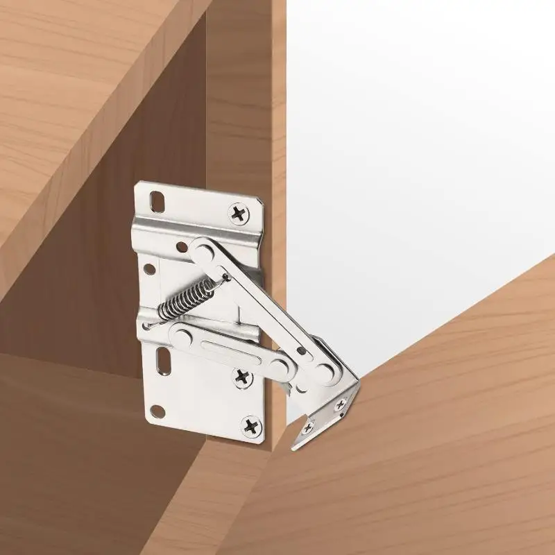 2pcs For Sink Drawer Bathroom Organizers Shoe Cabinets Kitchen Cabinet Tip-Out Trays Hinges Self-Closing 45 Degree Pivot Hinge