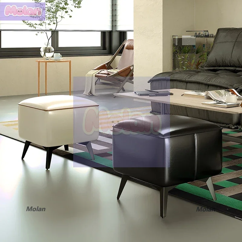 

Internet celebrity small stool shoe l living room coffee table l home entrance solid wood sofa sl light luxury high g