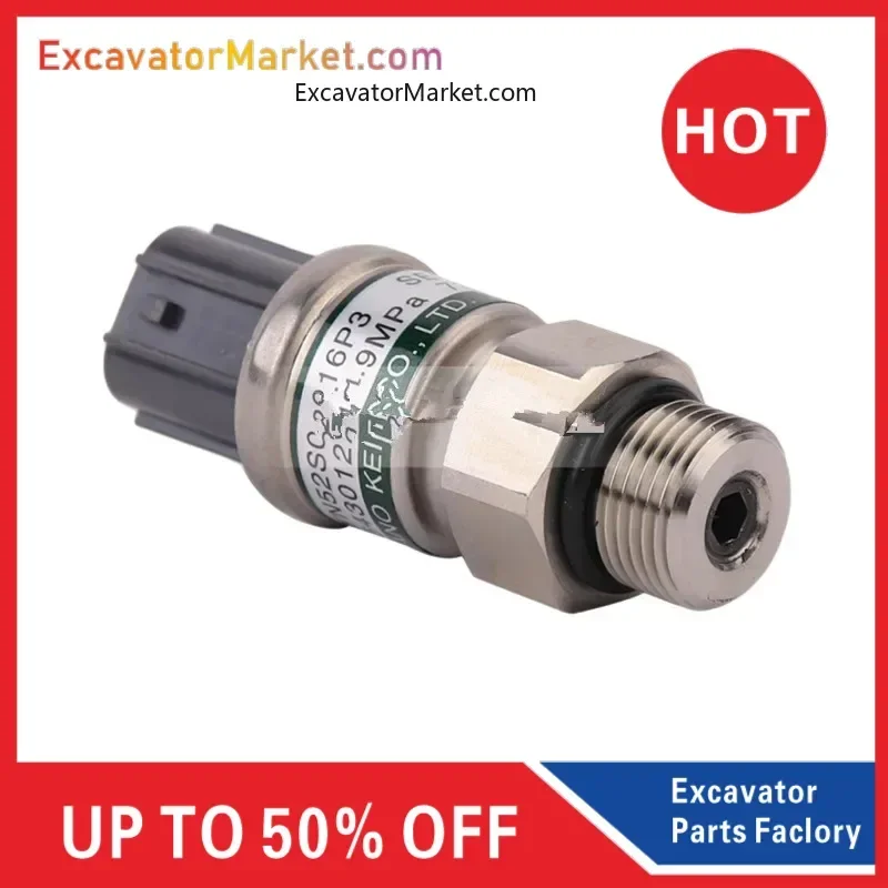 For Sany SY XCMG EX Liugong LG Excavator Hydraulic Pump Main Pump Low Pressure Pressure Sensor Plug High Quality Accessories