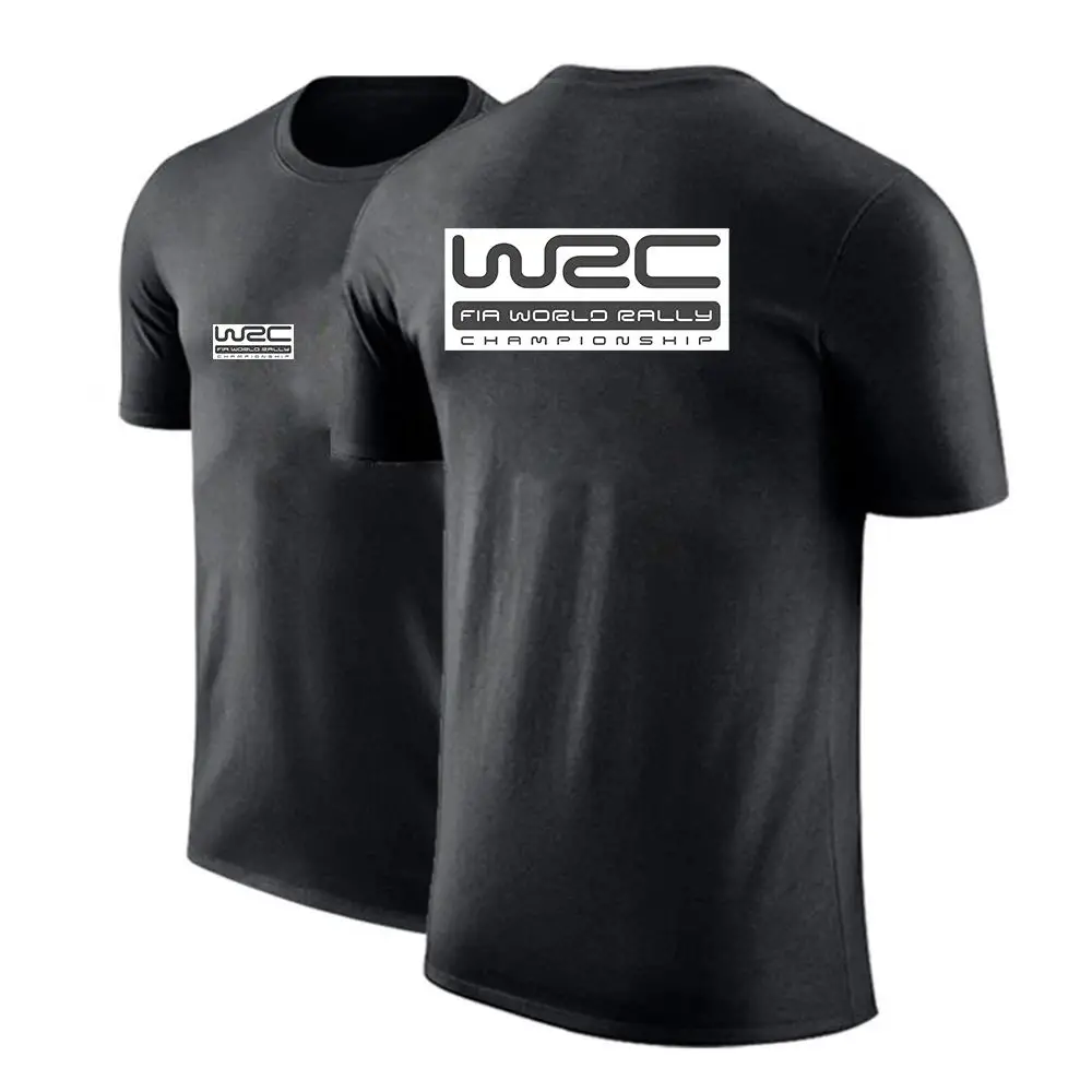 World Rally Championship WRC New Mens Cotton Ordinary Short-sleeved Harajuku Summer Popular Solid Color Printing Fashion T-shirt