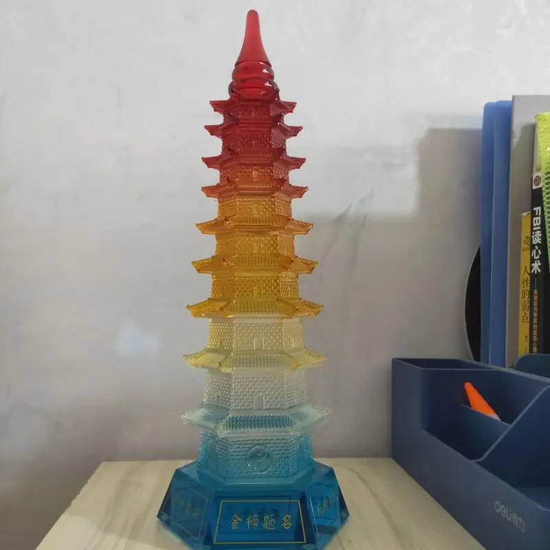 Crystal and glass Buddhist temples of various kinds  Wenchang tower Crystal Stupa Aurva Tower Wholesale Customization - Bright a