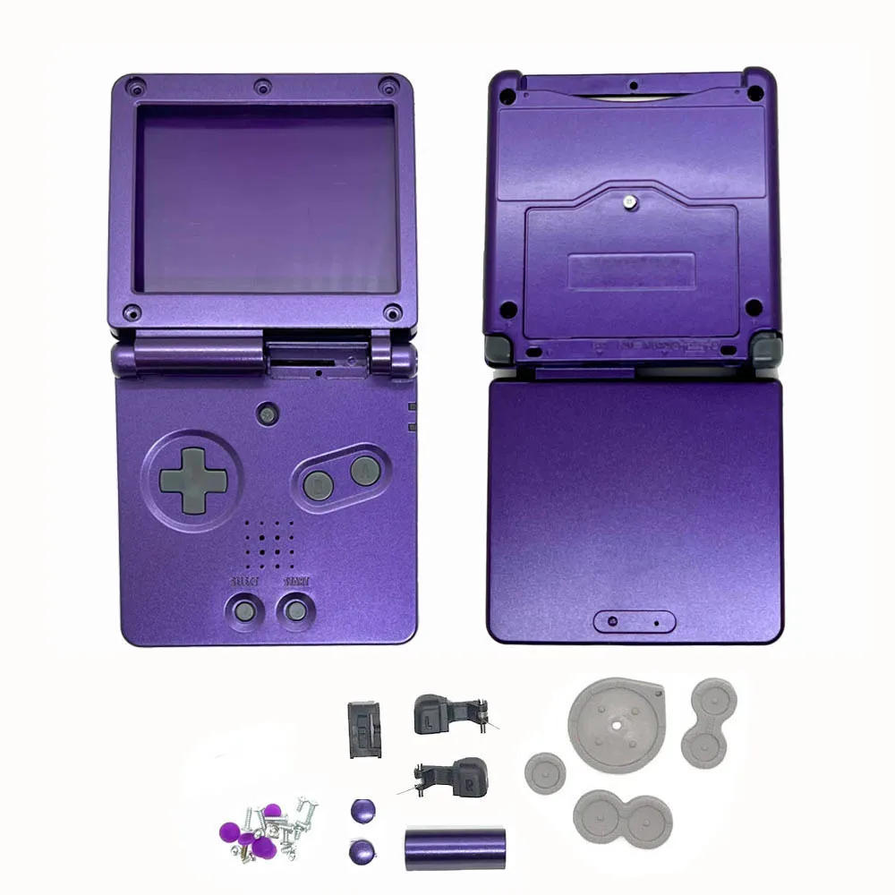 New Shell Case for GBASP Housing GBA SP Shell with Buttons Sets Replacement for Gameboy Advance SP Game Accessories