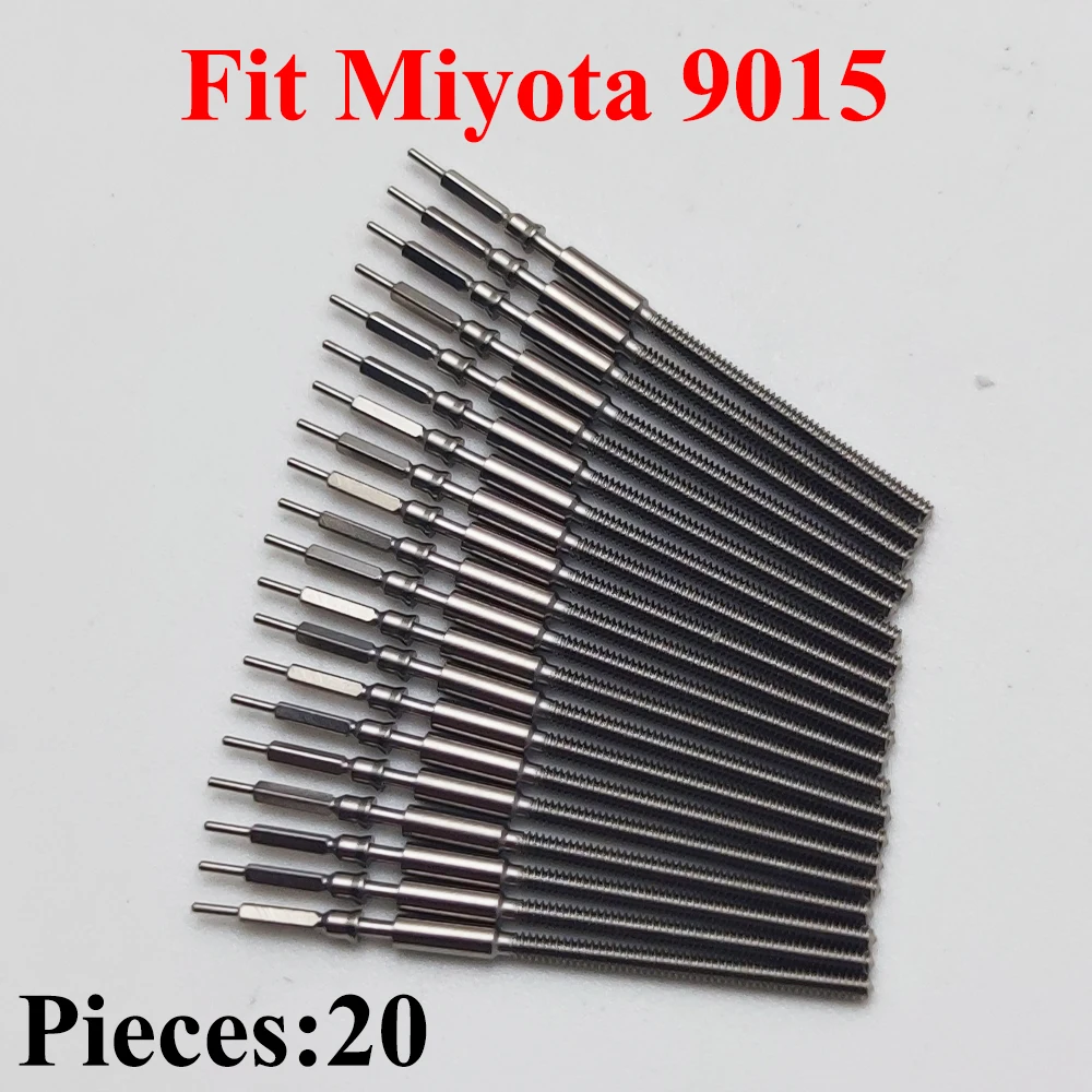 Watch Stem Stainless Steel Spare Parts fit Miyota 9015 Crown Movement Watch Parts Crown Stem