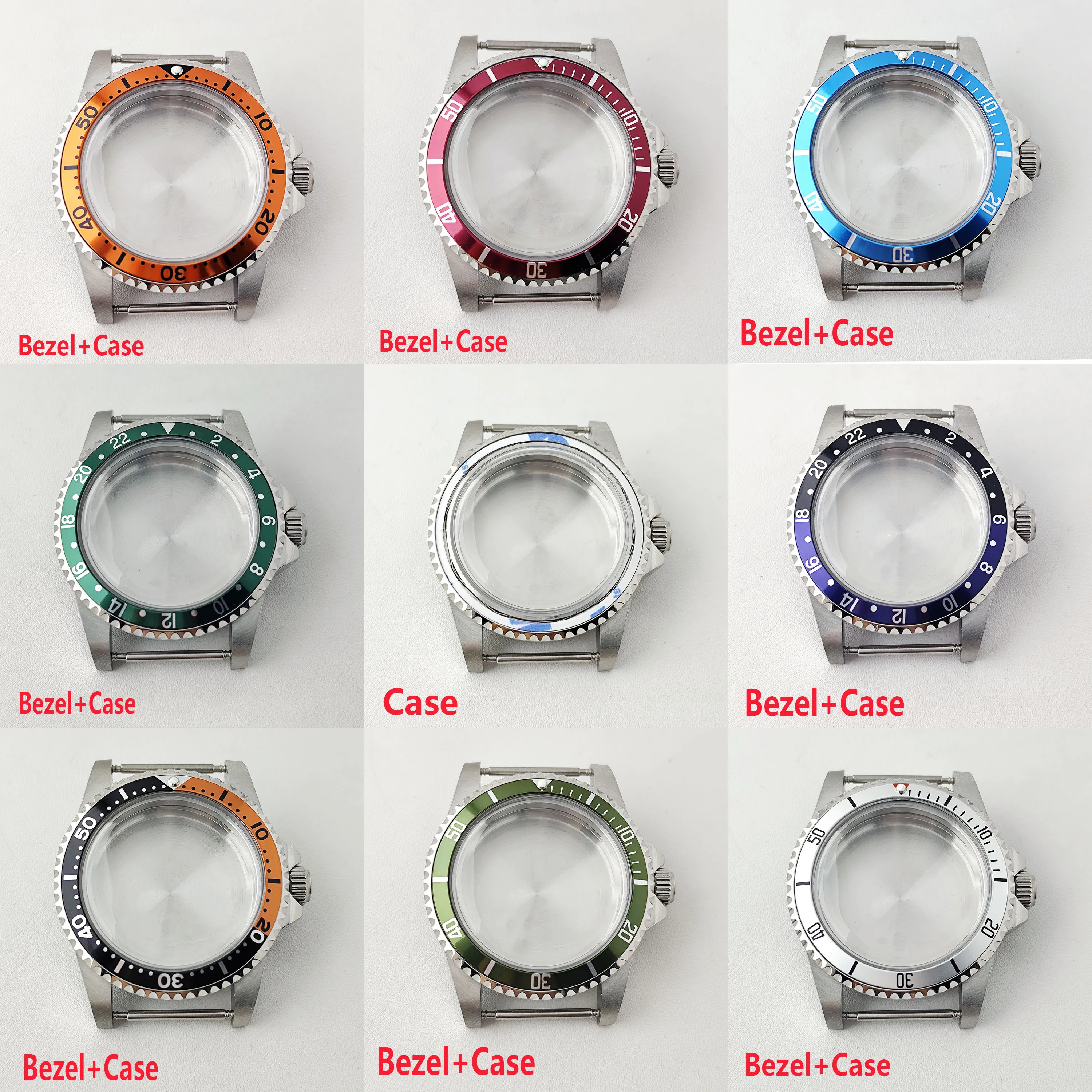NH35 Case Retro Case Acrylic Glass Stainless Steel Case Men's Watch Suitable for NH35 NH36 Movement Watch Accessories