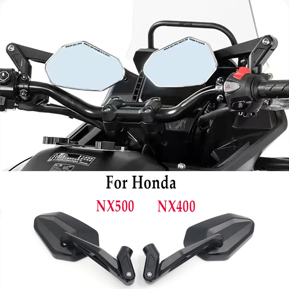 

FOR Honda NX500 Motorcycle Mirror NX-500 400NX Accessories Side Mirror NX 500 NX 400 Side Mirror Big View Anti-dazzle NX400 2023