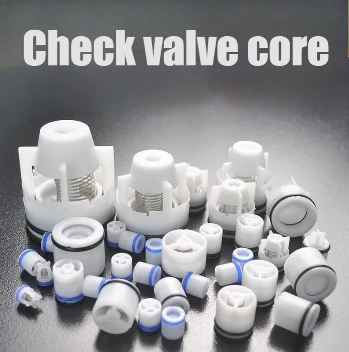 yesInner Plug Check Valve Plastic DN8/10/12/14/20/22/25 MM Spool Check Valve Inline Spring Non-return Valve Pipe Check Fittings