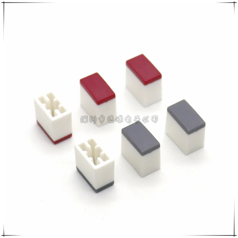 10PCS 9*5*9mm Plastic Button Cap Tact Switch Cap Self-Lock Power Switch Button Cap Universal Square and Circular Holes 3.2MM