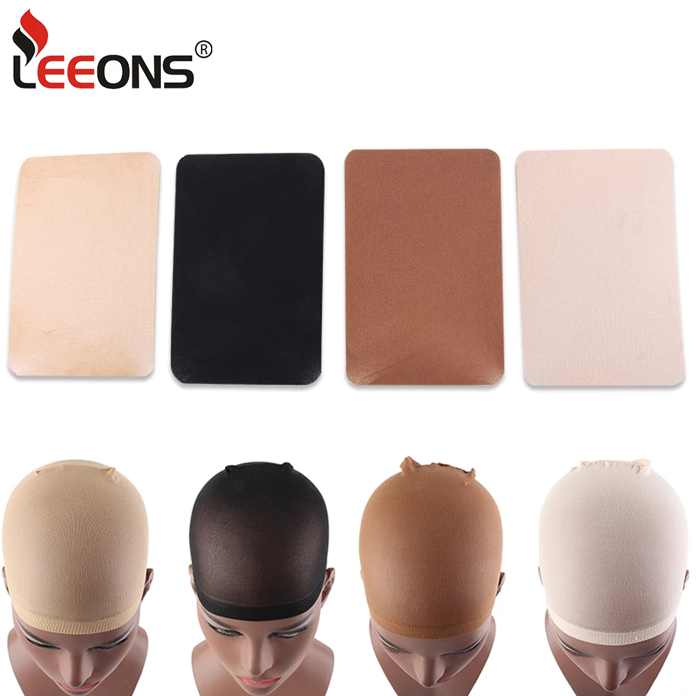Wig Caps Stretchable Hair Nets Stocking Caps For Wigs Stretchy Nylon Wig Cap For Women Elastic Medium Nude Wig Cap For Cosplay