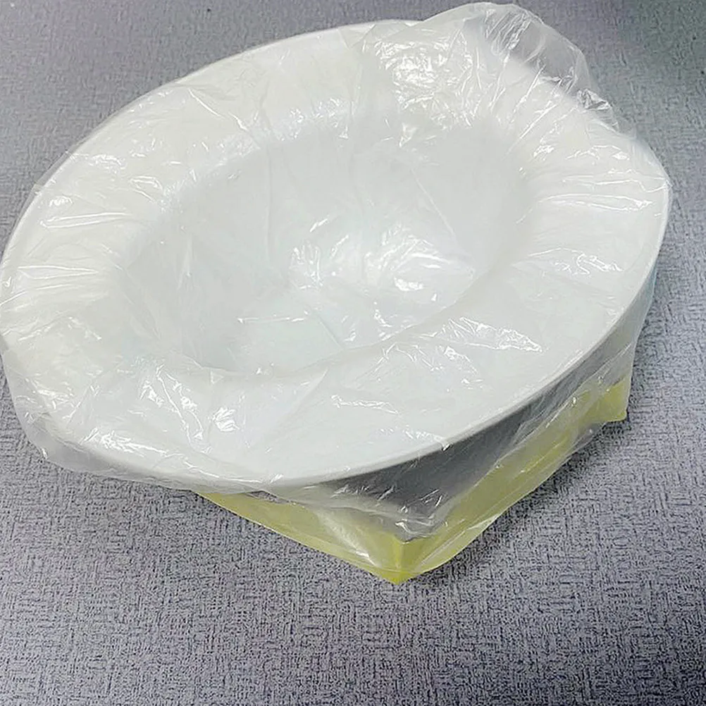 

100Pcs Universal Potty Chair Liners Toilet Replacement Bags for Travel Portable Waste Poop Pouch Strong Pe Drawstring