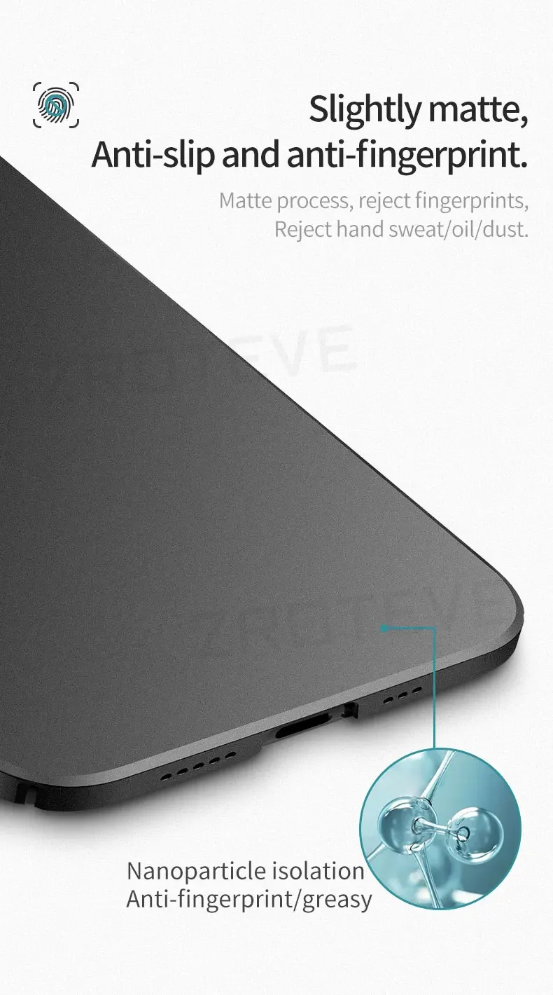 Handyhüllen für iPhone 18 Pro Max 17 17e Air 16 16e 15 14 Plus 13 Mini Hülle ZROTEVE Luxuriöse Ultradünne Matte Hartschale aus Kunststoff – Detail 12