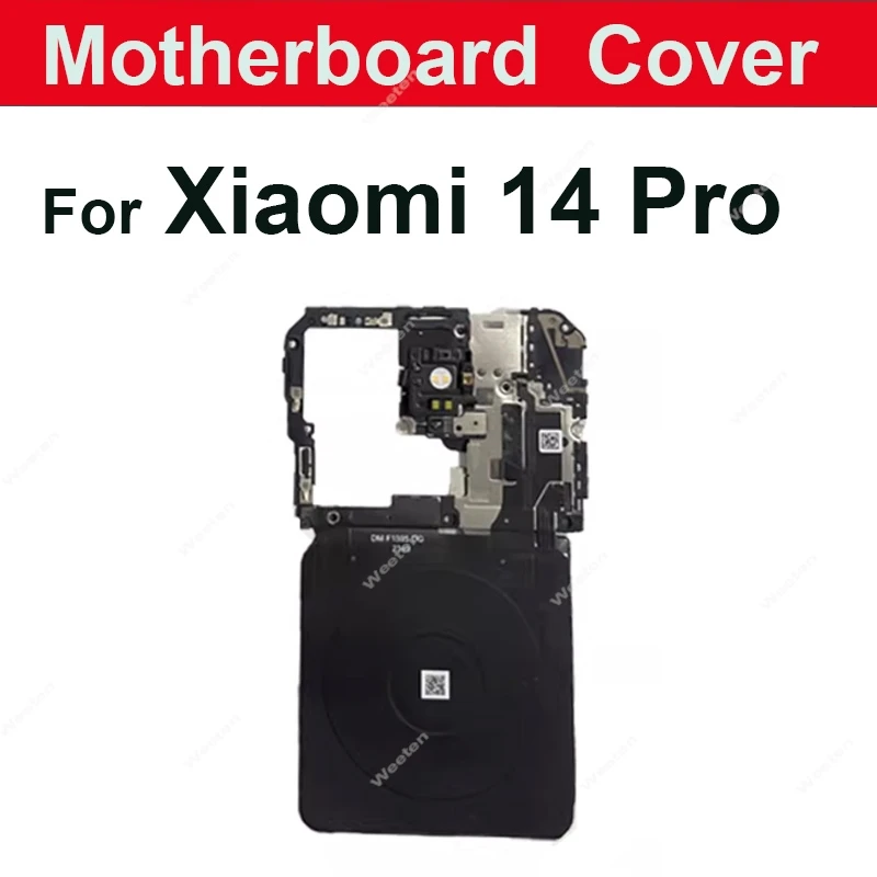 Antenna Mainboard Cover For Xiaomi 14 Pro Signal Motherboard Cover with NFC Back Frame Shell Main Board Accessory Parts