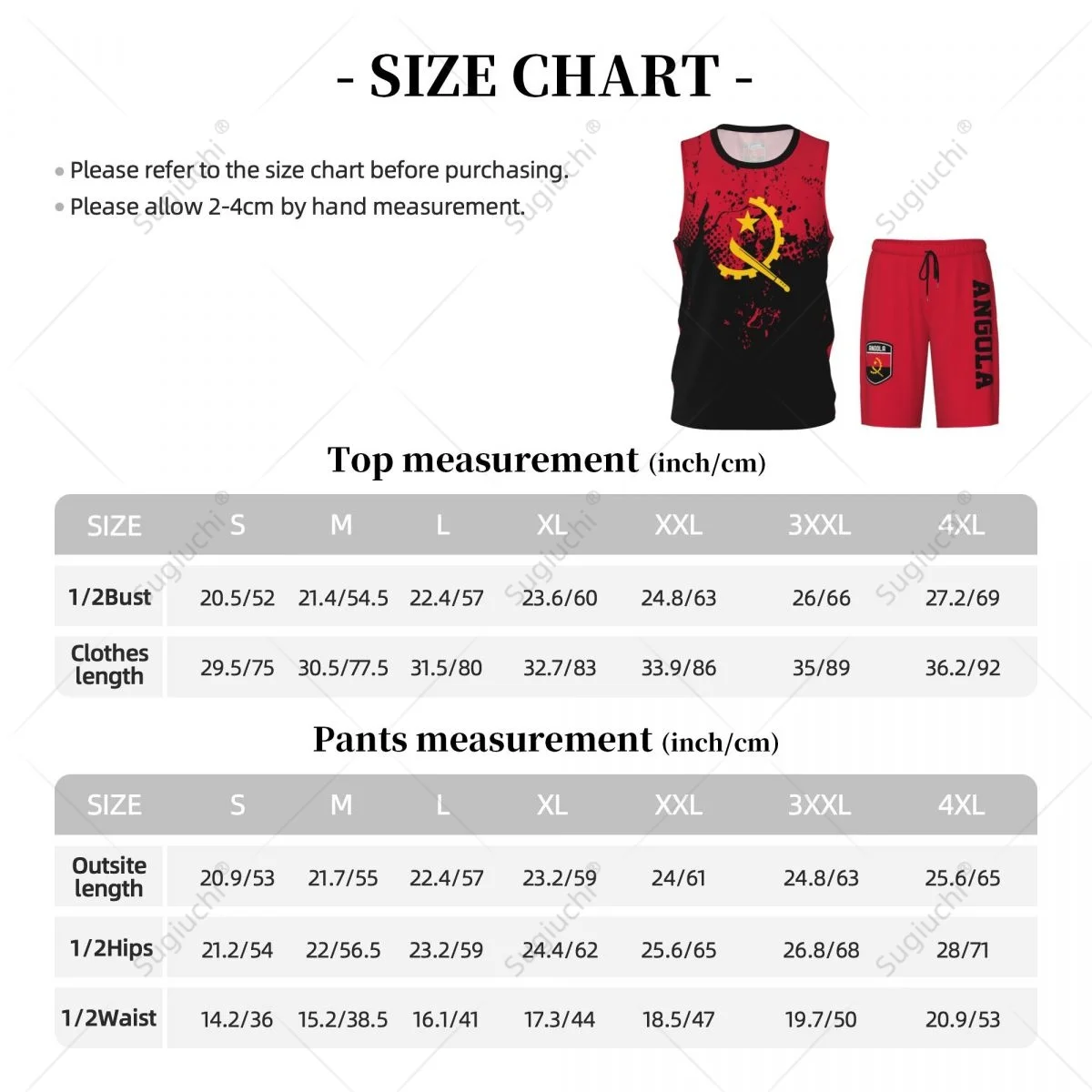 เสื้อและกางเกง JERSEY Basket ลายธงแองโกลาสำหรับผู้ชาย