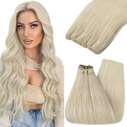 YoungSee Weft Hair Extensions Real Human Hair Sew in Hair Extensions Human Hair Bundles For Woman 100G/Set