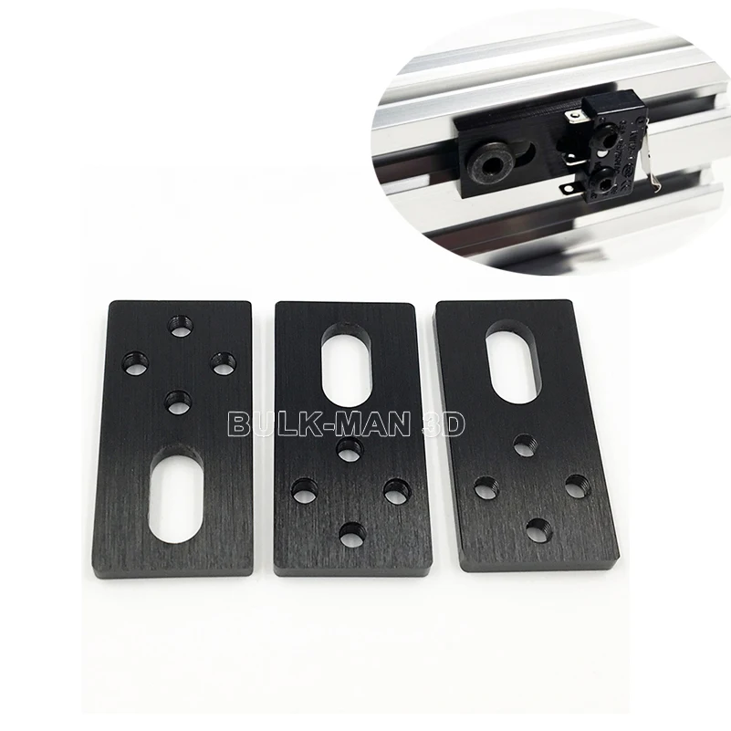 Mikro end schalter platte 6063-t5 Aluminium platte für 3D-Druckerhardware Teile V-Schlitz Lasers chneid maschinen platte