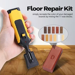 Home Laminate Repairing Kit Floor Repairs Kit DIY Wood Board Repairs Tool Kit Wooden Floor Scratches Mending Utility Tool Kit