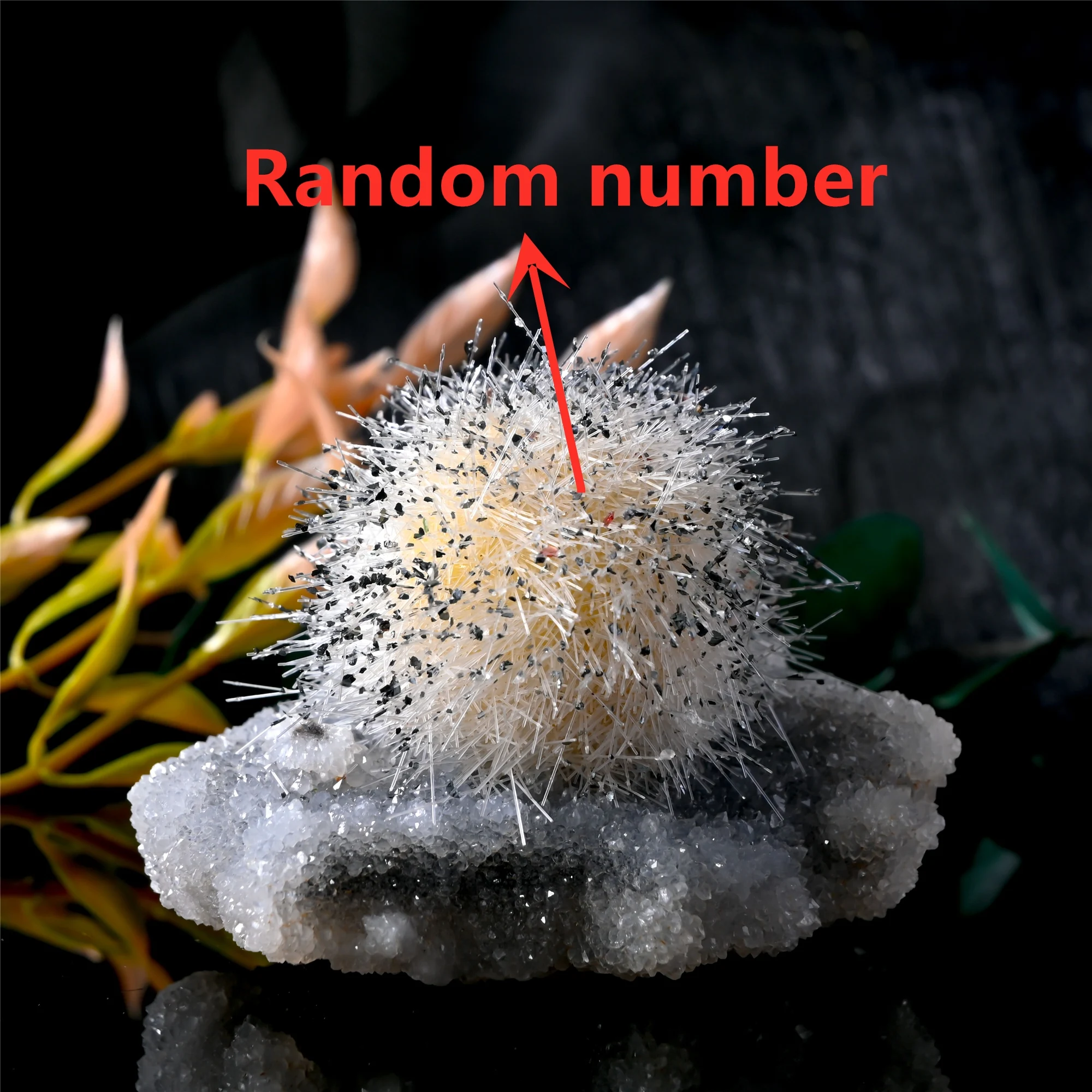 

1pc Stunning Sphalerite Mineral Specimen, Rare Silvery Lepidolite Needle Ironstone, Magnesite Multipoint Geometry, Home Decor