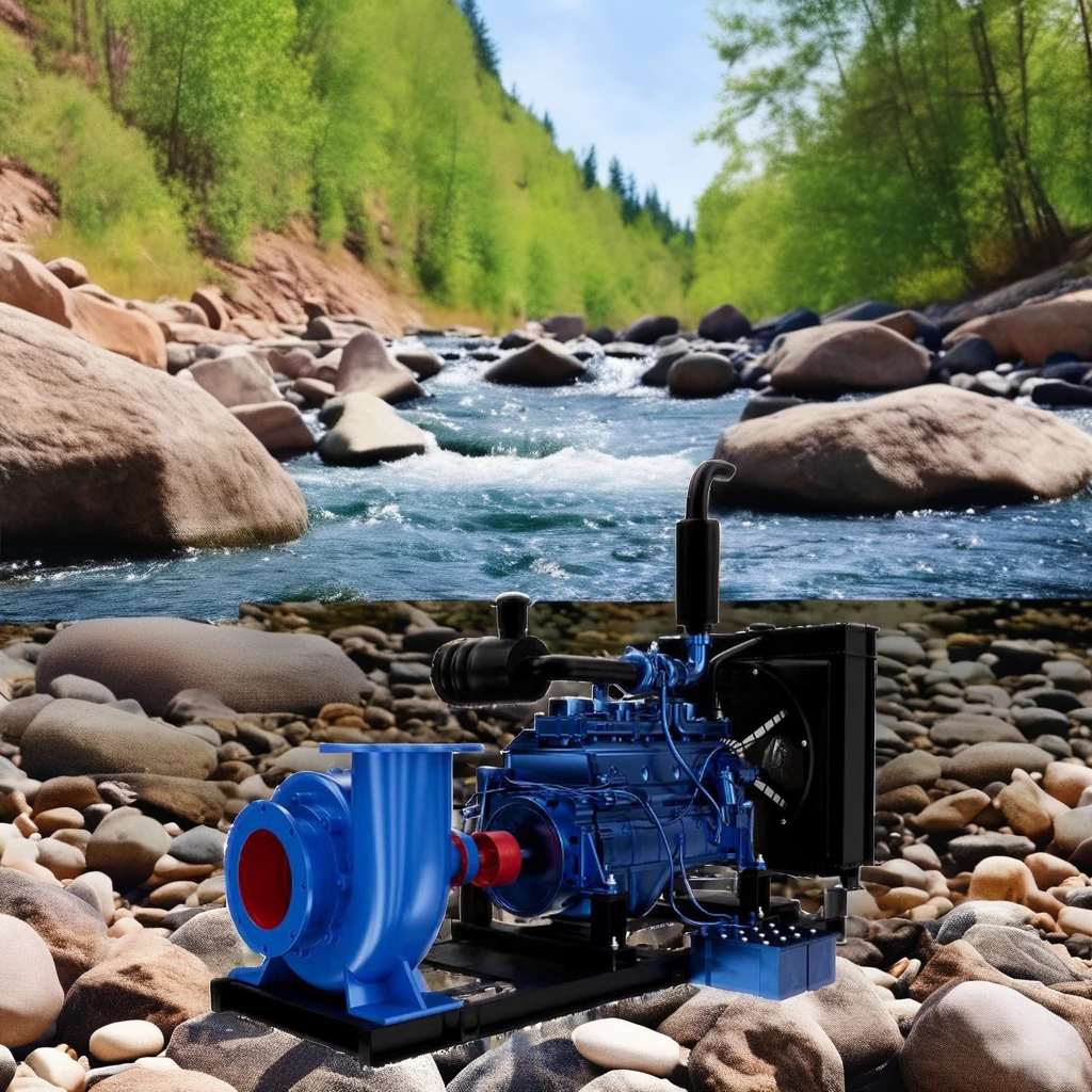 High Capacity Single Stage Suction Engine Pump Agricultural Irrigation Horizontal Water Mine Cast Iron Electric