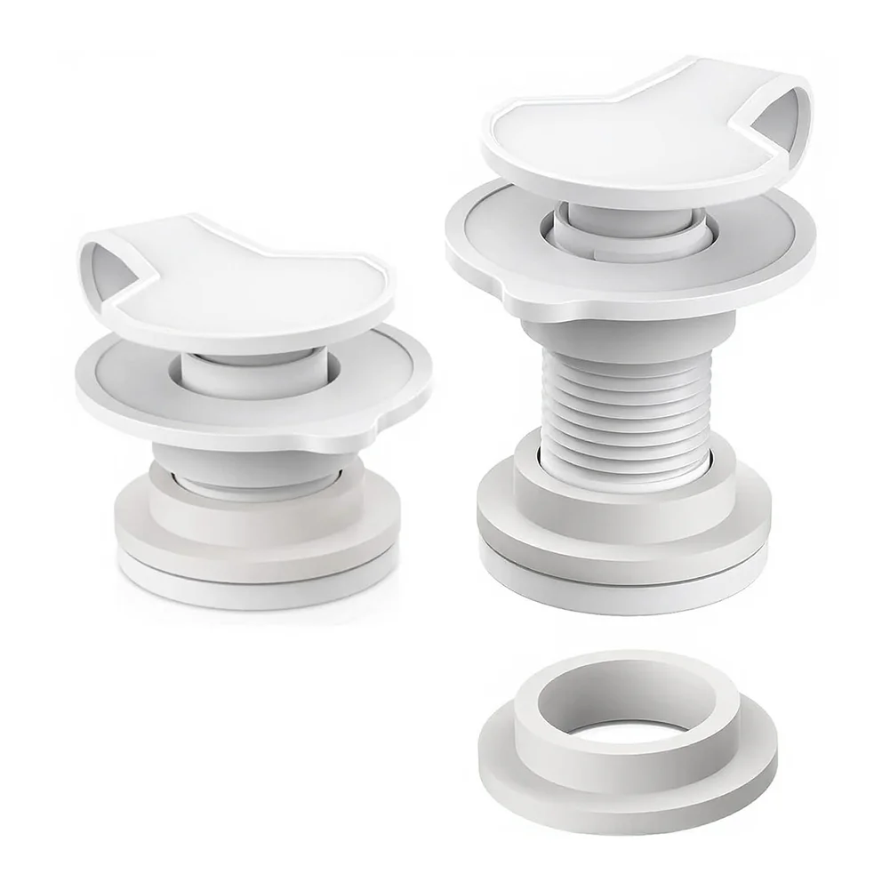 For Coleman Compatible Drain Replacement Valve with Extended Threading Fits 50 Qt 165 Qt Coolers 1 Inch 1.5 Inch Lengths