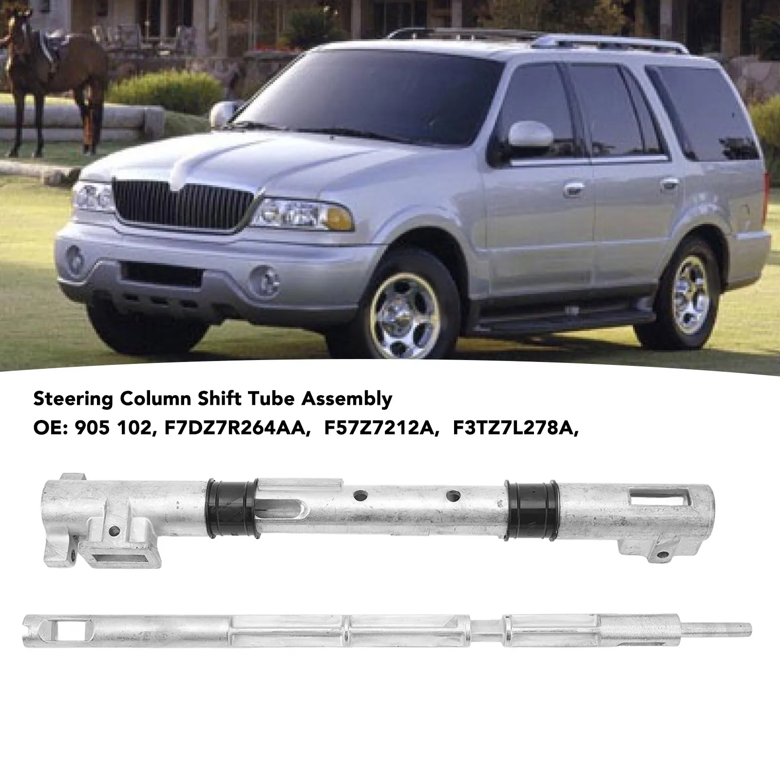 

Automatic Shift Tube 905 102 Steering Column Shift Tube and Plunger Assembly for E‑150 E‑250 Van F7DZ7R264AA
