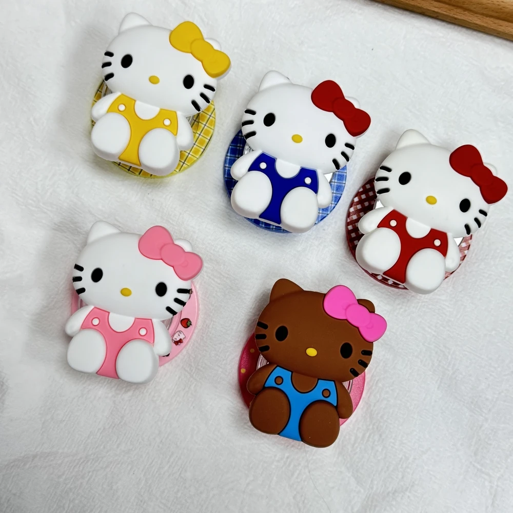 لطيف الكرتون سانريو مرحبا كيتي حامل مغناطيسي قبضة توك Griptok حامل هاتف حامل دعم آيفون سامسونج Magsafe الذكية توك #1