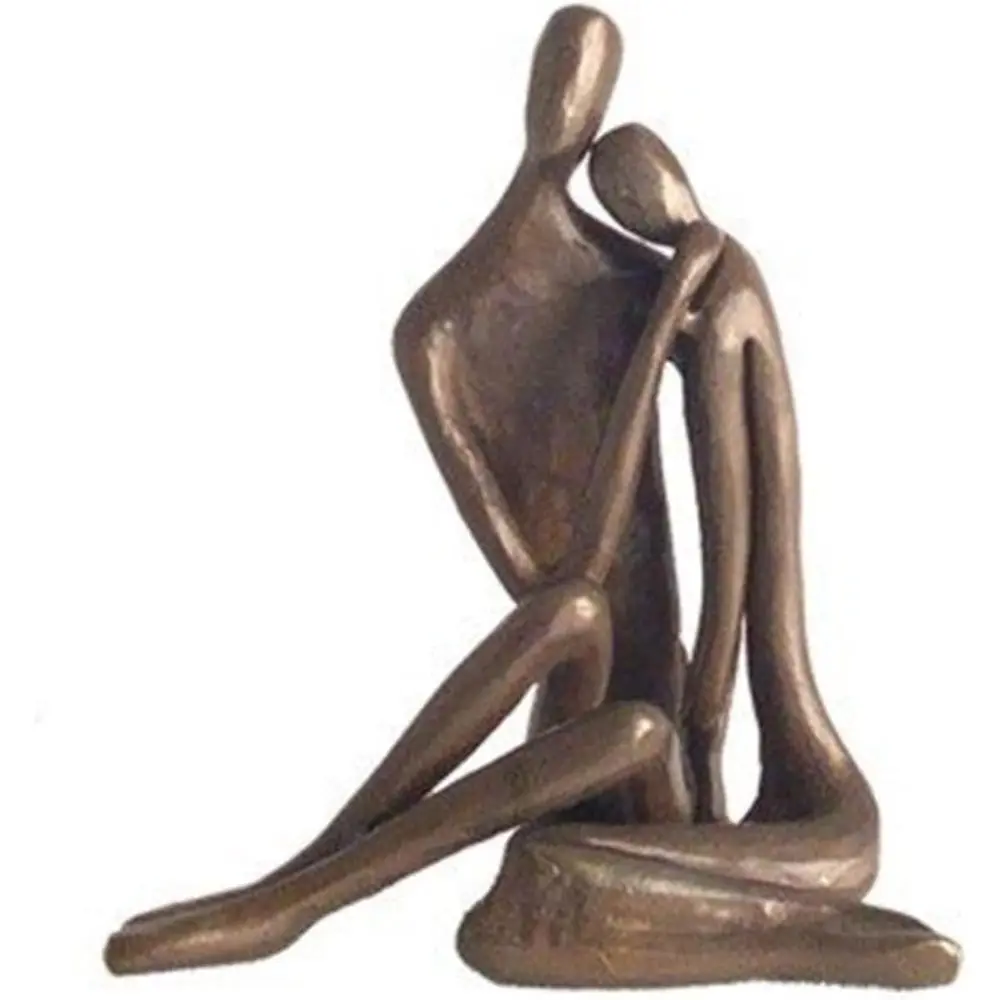 

Современная бронзовая скульптура пары: идеальный подарок на годовщину, день рождения, святого Валентина или свадьбу для дома и офиса