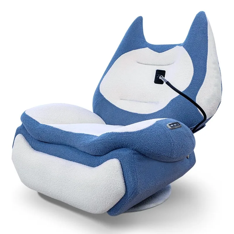 Voice-activated smart rocker recliner home theater game double enjoyment, adjustable angle sofa seat
