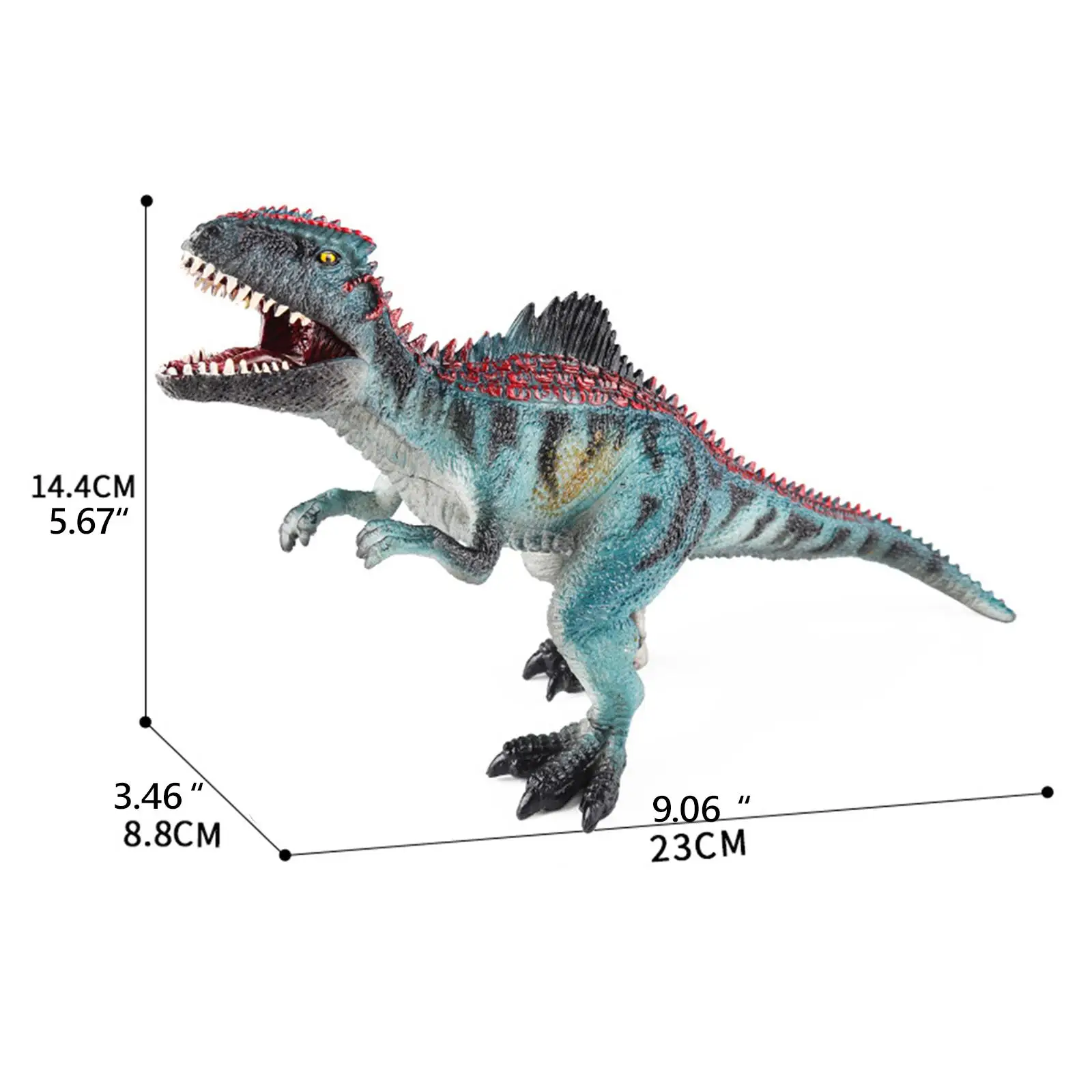 Velociraptor Staande Dinosaurus Model Dier Model Voor Doen Alsof Spelen Desktop